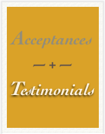 
Acceptances
—+—
Testimonials
   